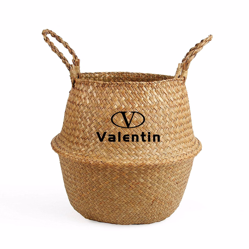 Woven Seagrass Belly Basket