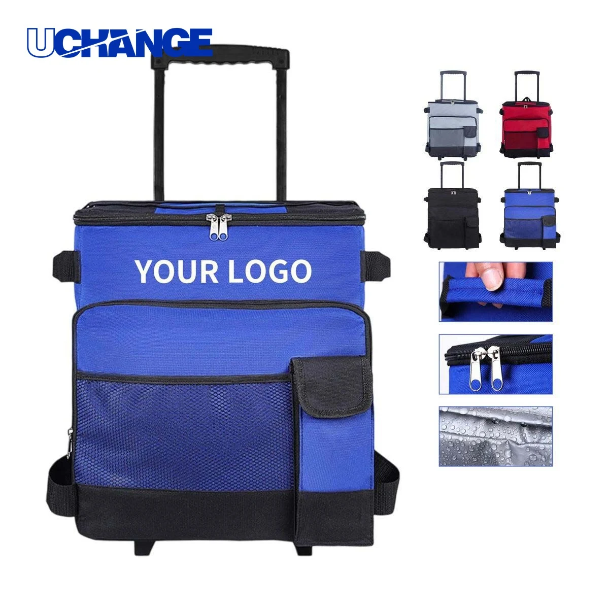 Collapsible Rolling Cooler for Outdoors 1