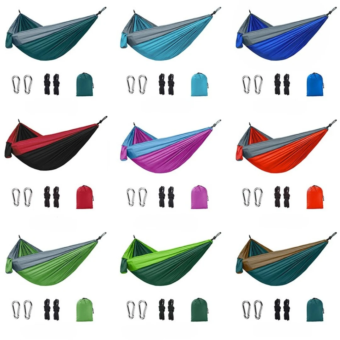 One Person Portable Hammock with Tree Straps 1