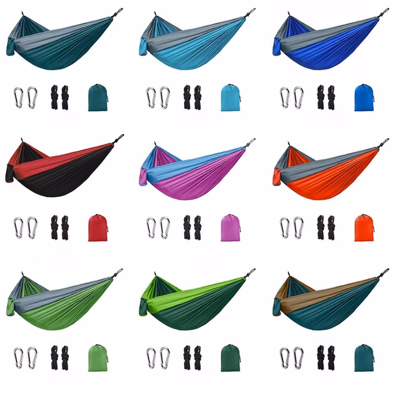 One Person Portable Hammock with Tree Straps