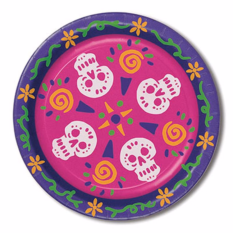 Day Of The Dead Plates