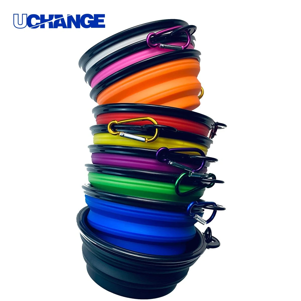 Collapsible Pet Dog Bowl Dish 12Oz 1