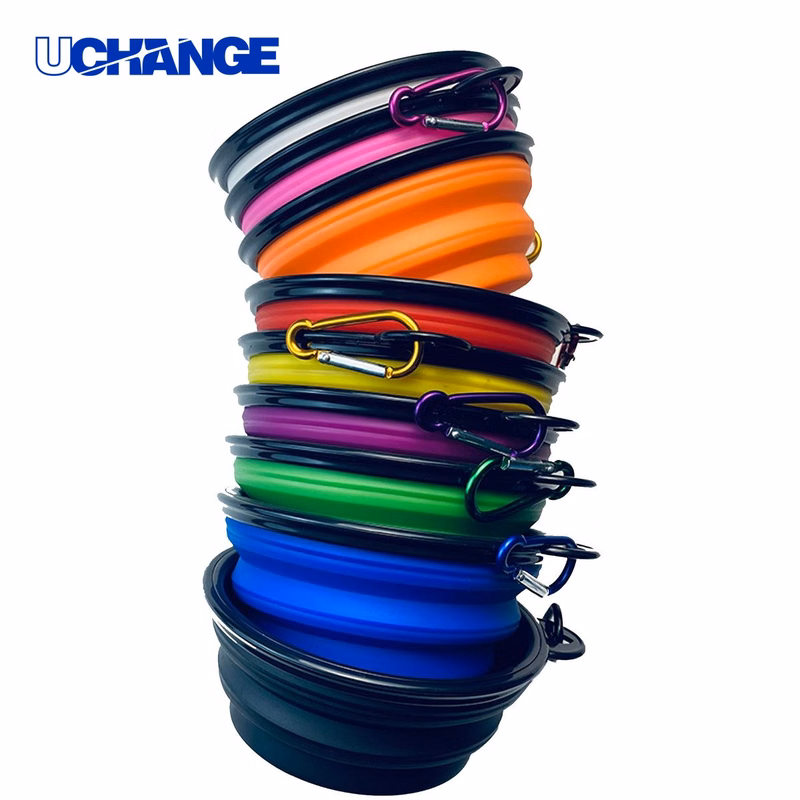 Collapsible Pet Dog Bowl Dish 12Oz