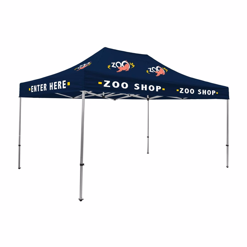 15' Premium Tent Kit (Imprinted, 12 Locations)