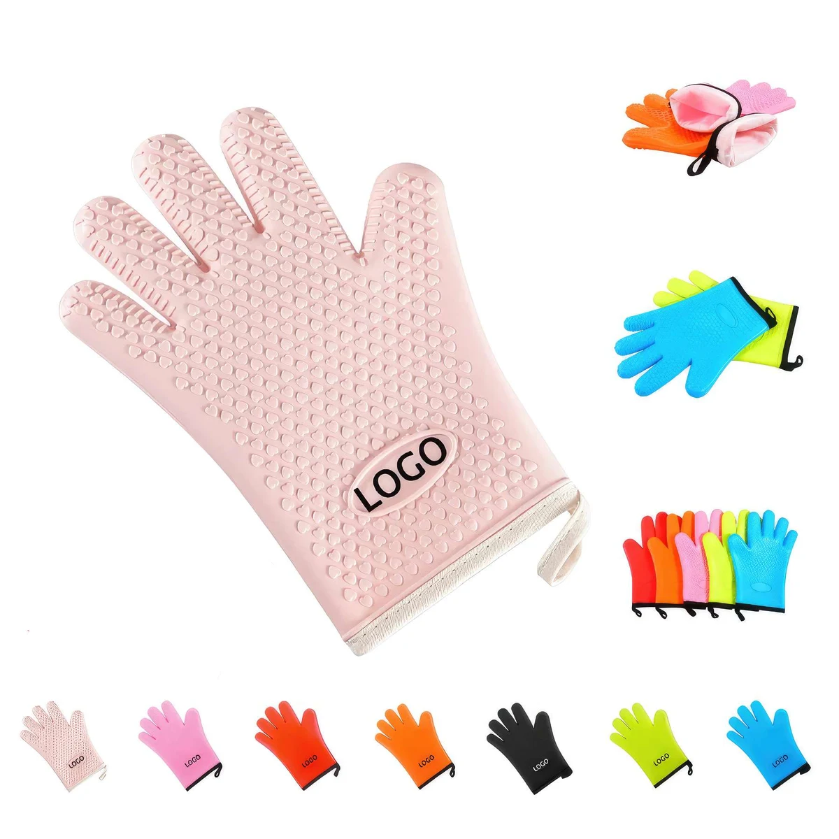 Custom Gift Silicone Cooking & Baking Oven Mitt & BBQ Glove 1