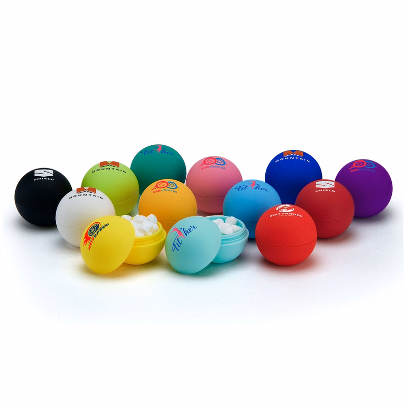 Round Ball Mint Container