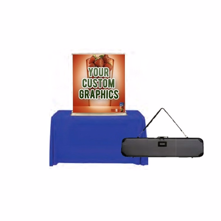 Retractable Tabletop Banner 48in x 36in Graphic