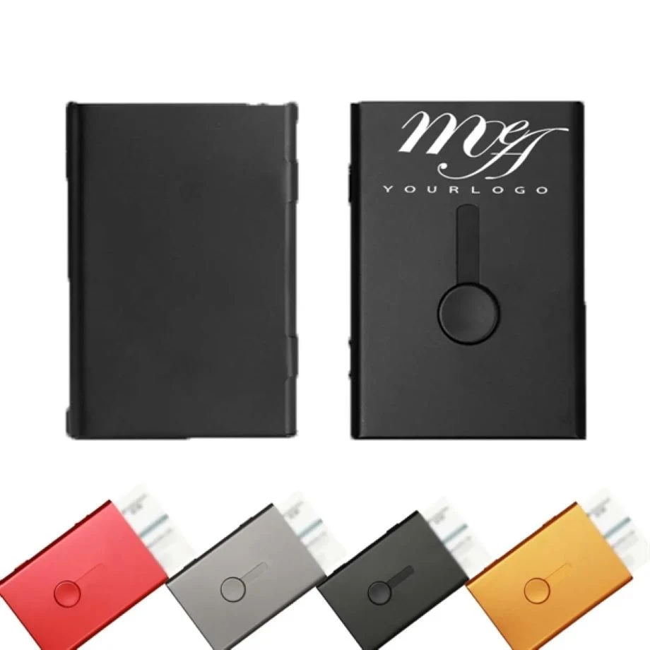 Hand-push Cardcase Metal Portable Delicate 1
