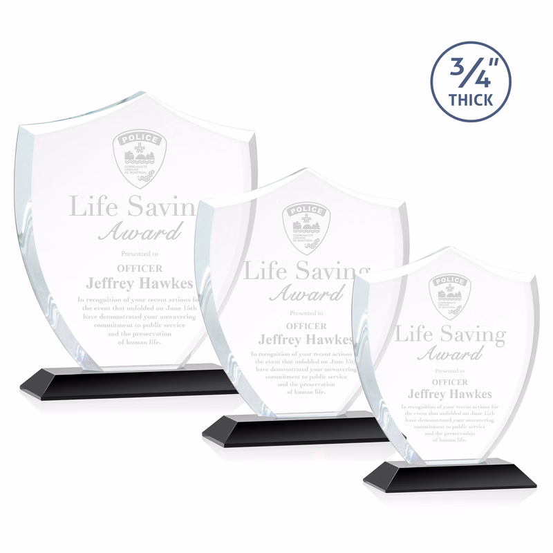 Scudo Shield Award - Black