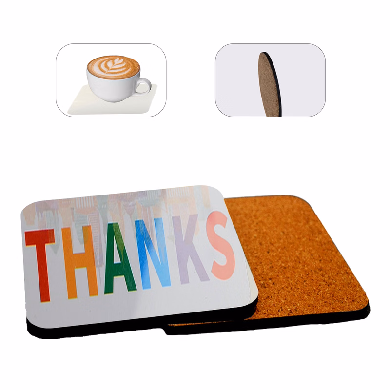 Heat Insulating and Anti Slip Cork Coaster