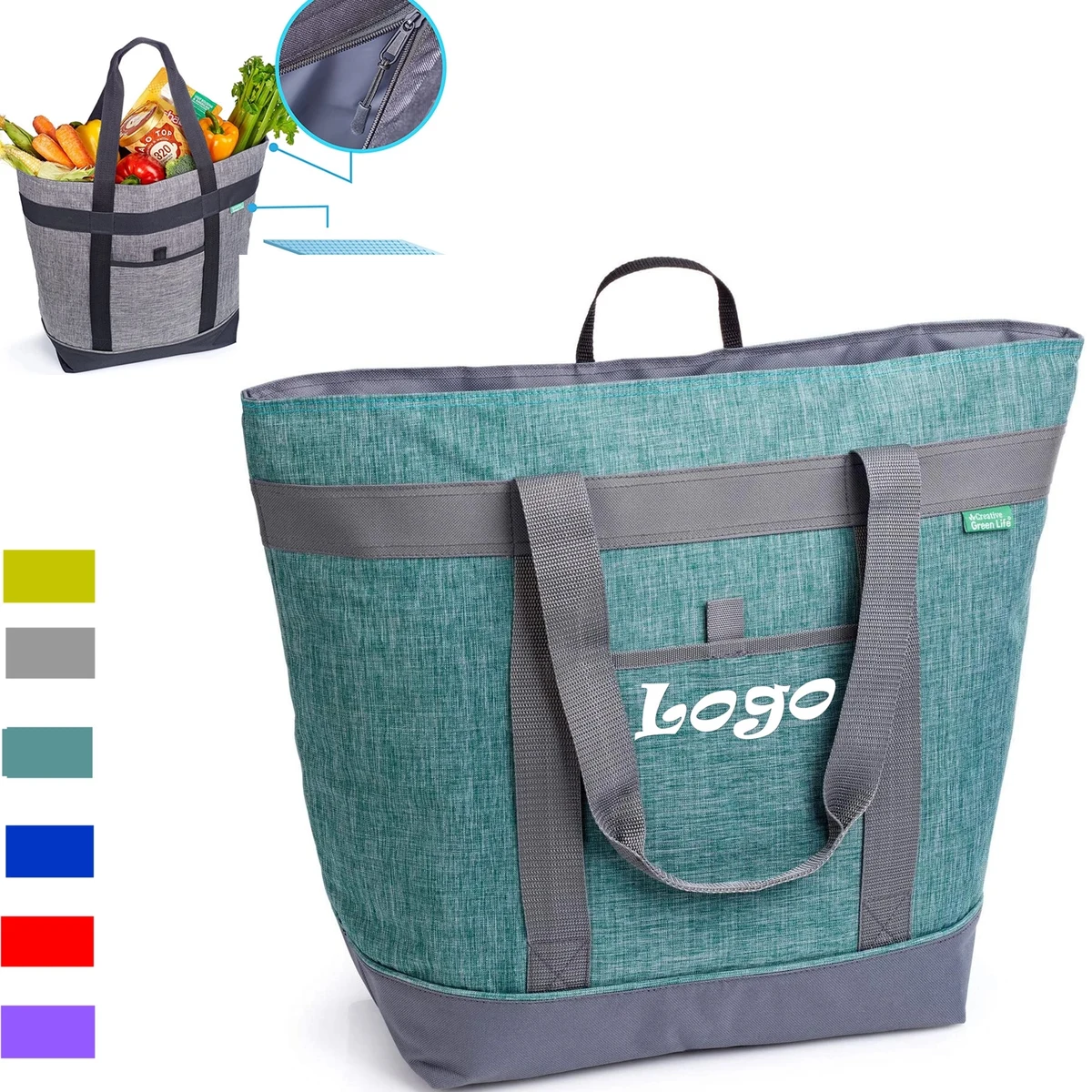 Insulated Grocery Cooler Bag 1