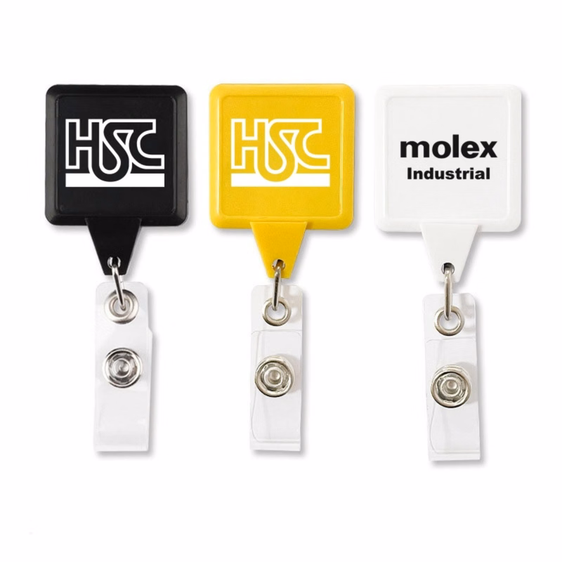 Retractable Badge Reel With Quick Release Buckle