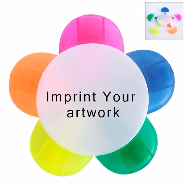Custom flower Highlighter pen