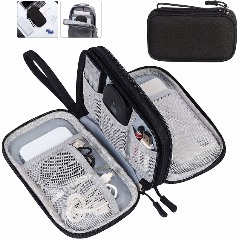 Travel Cable Organizer Bag Pouch