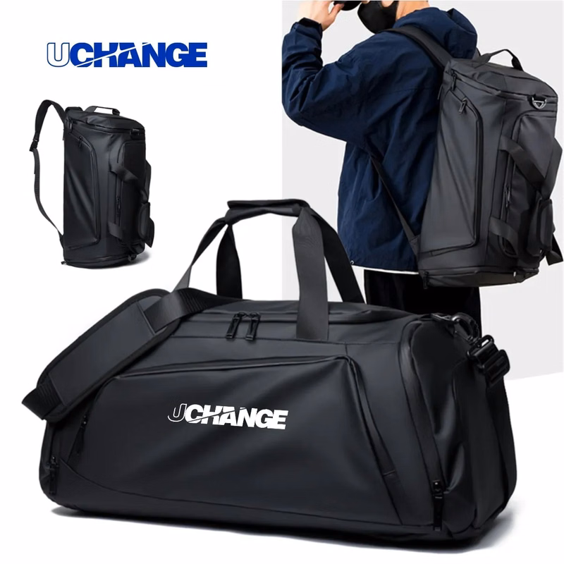 45L Versatile Travel Duffel Bag With Backpack Straps