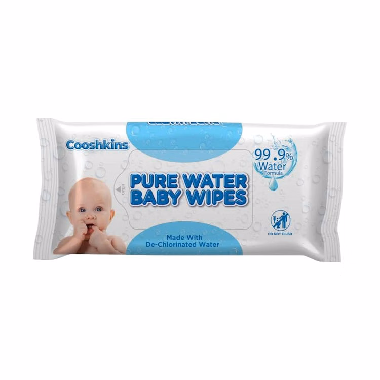 Baby Wipes - 99.9% Water De-Chlorinated 60 Count