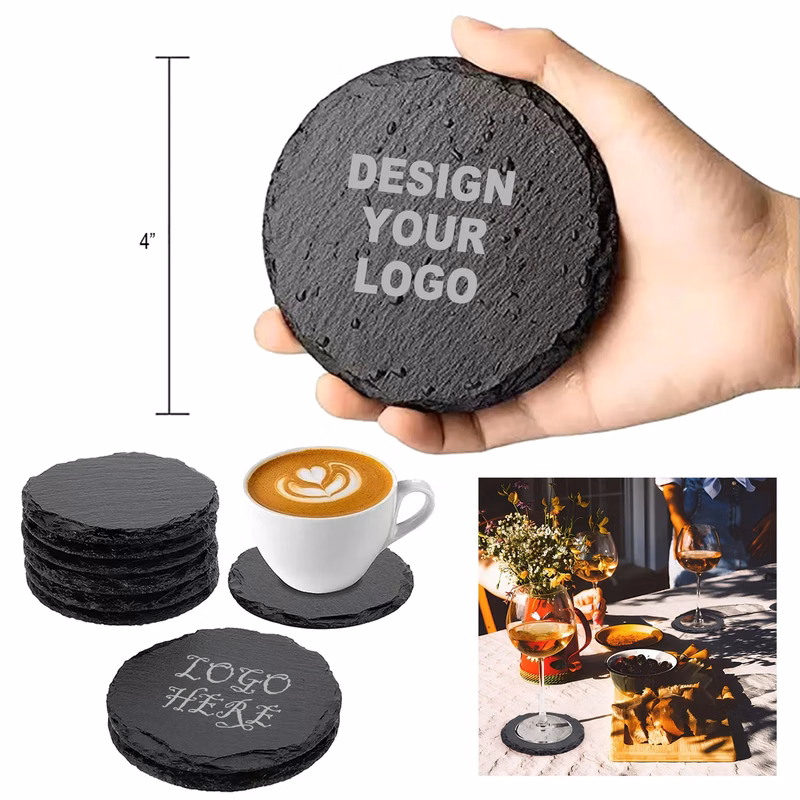 Round Shape Rock Coasters
