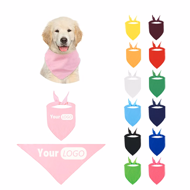 Polyester Breathable Pet Triangle Scarf