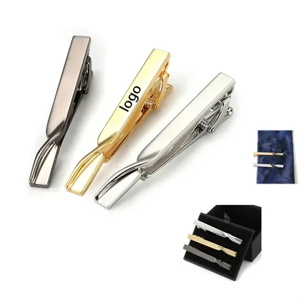 Custom Metal Tie Clip Electroplated Finish — Professional Executive Uniform Accessory 1