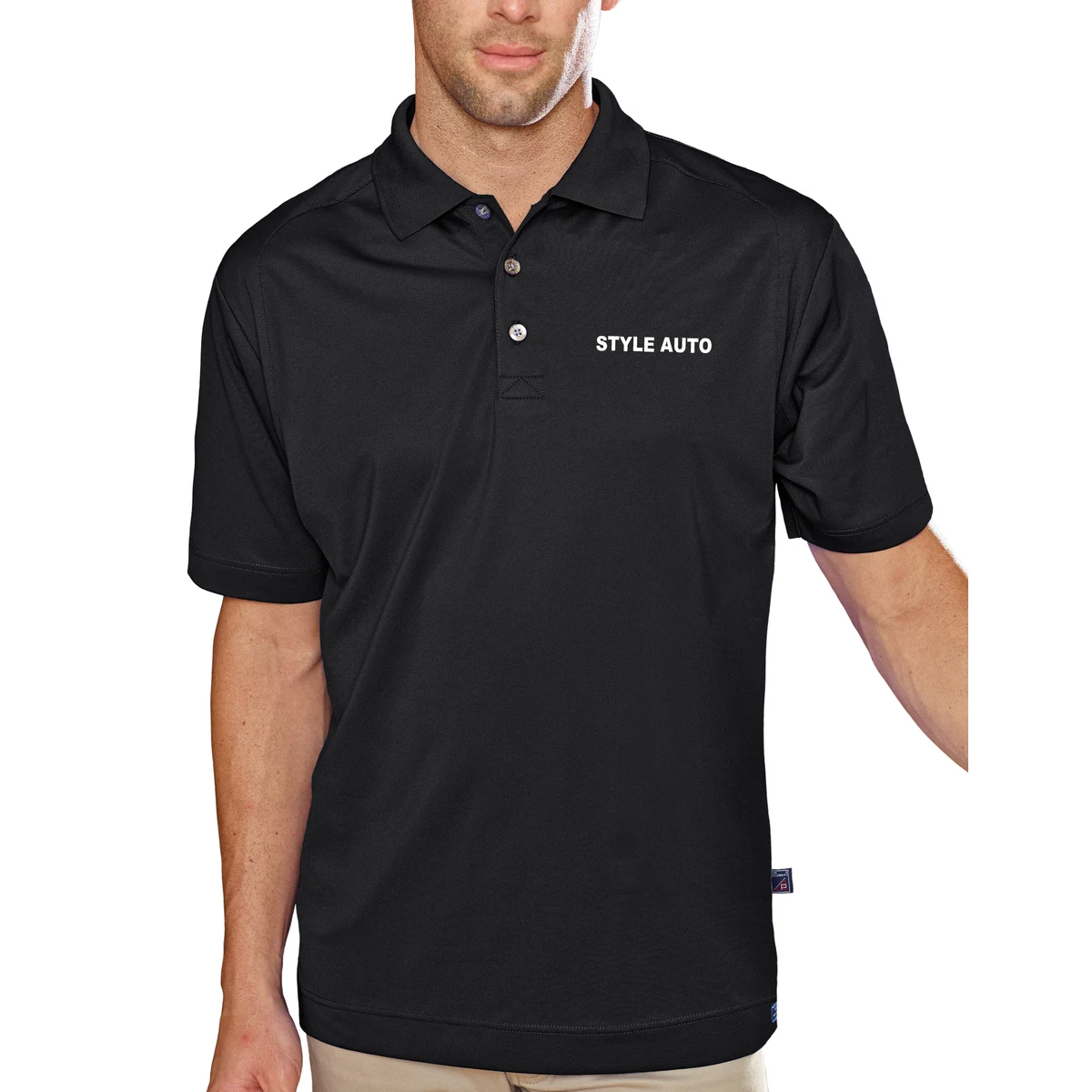 Men's Style-Auto Hybrid Cooler Polo Shirt 1