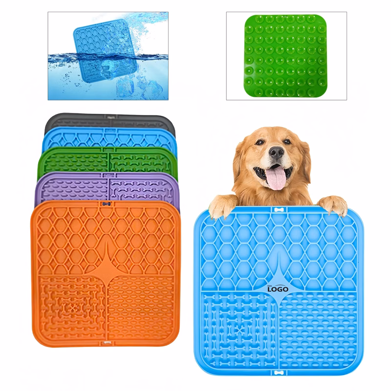 Silicone Pet Licking Mat With Suction Base