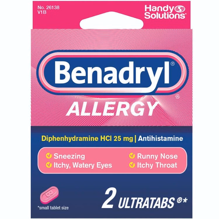 Benadryl Caplets - 2 Count