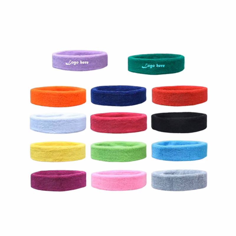Embroidered Elastic Sweatband