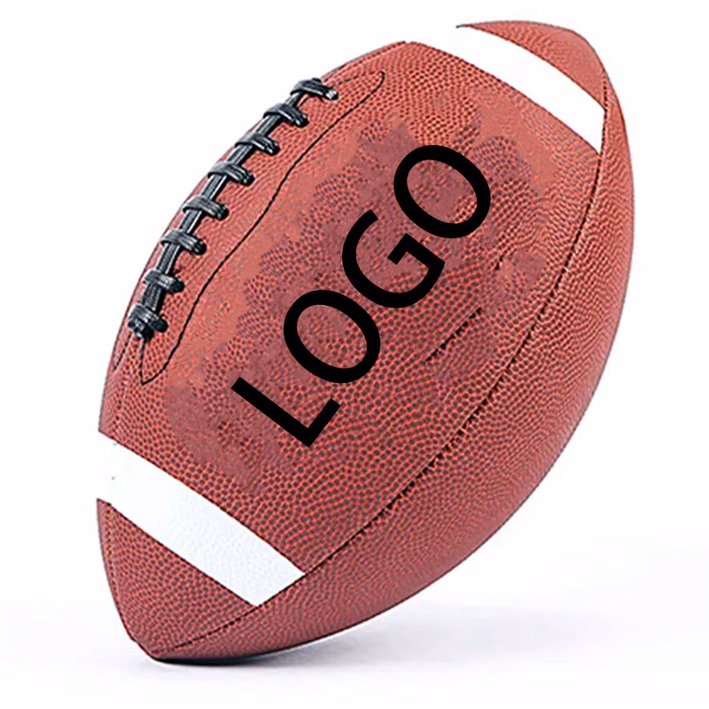 Adult Size PU Leather Football with Logo