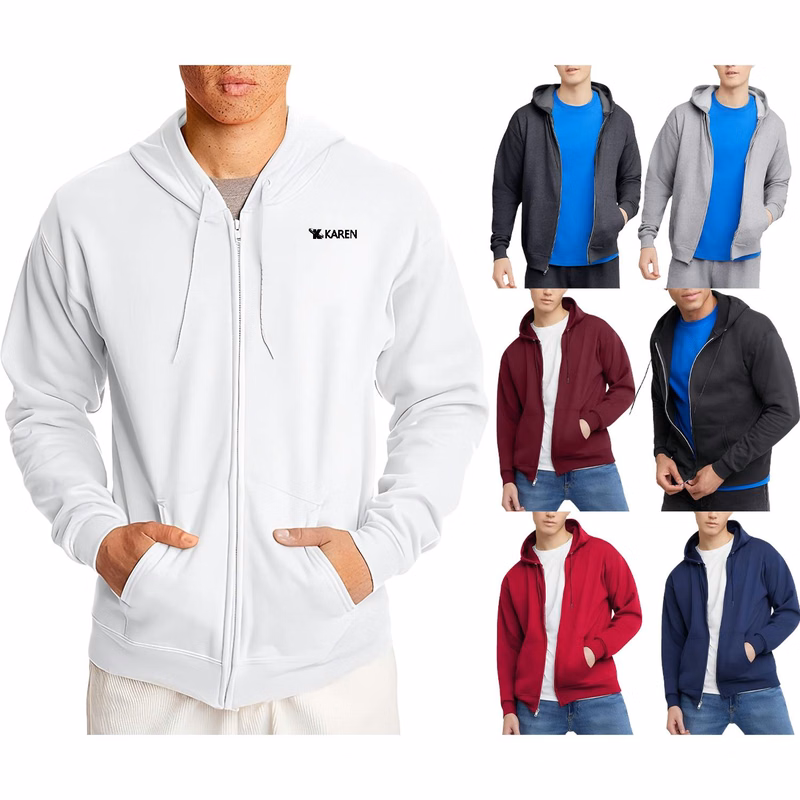 Oversized Hooded Zip Up Sweatshirt