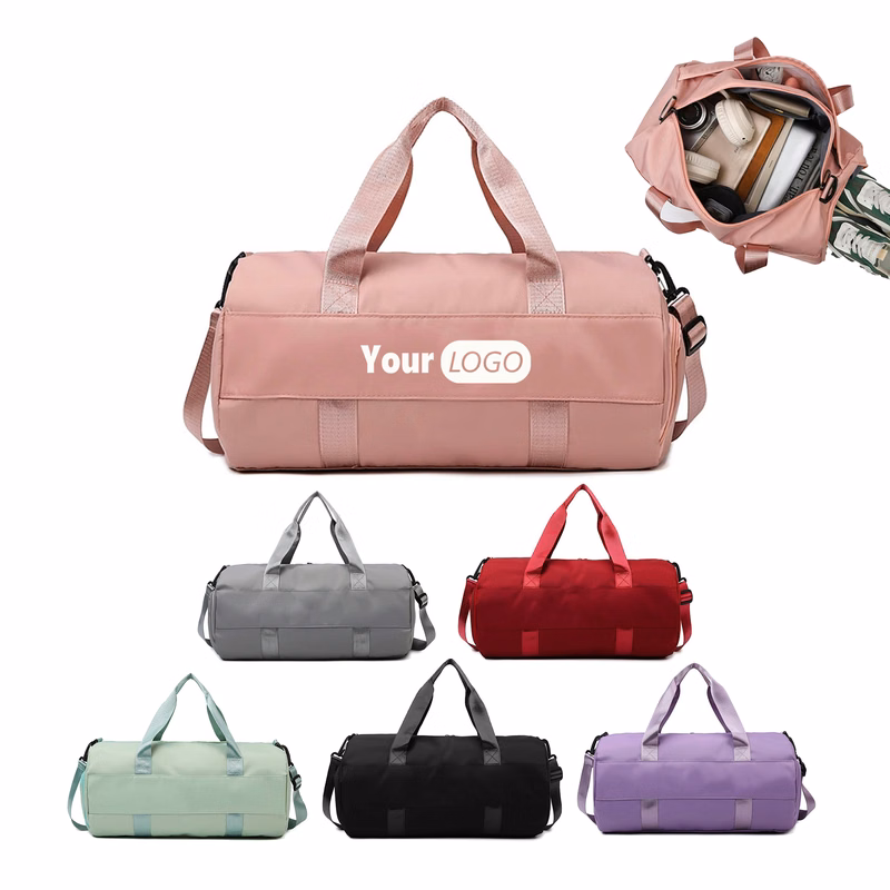 Waterproof Gym Duffel Bag with Shoe Compartment