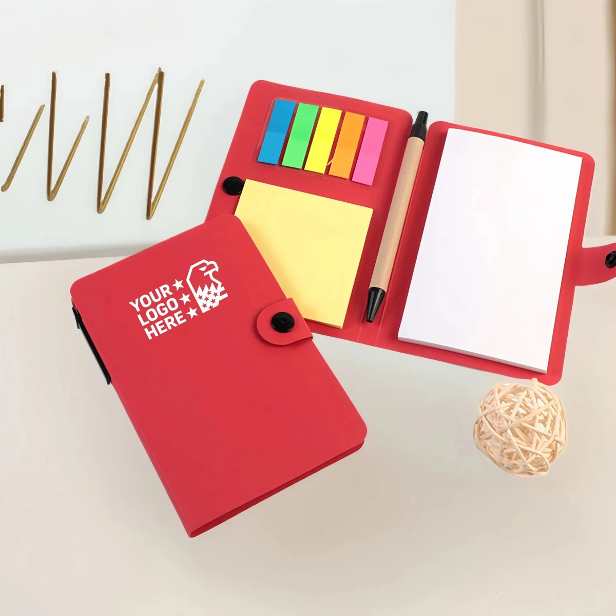 Sticky Note Notebook Pen Gift Set 1