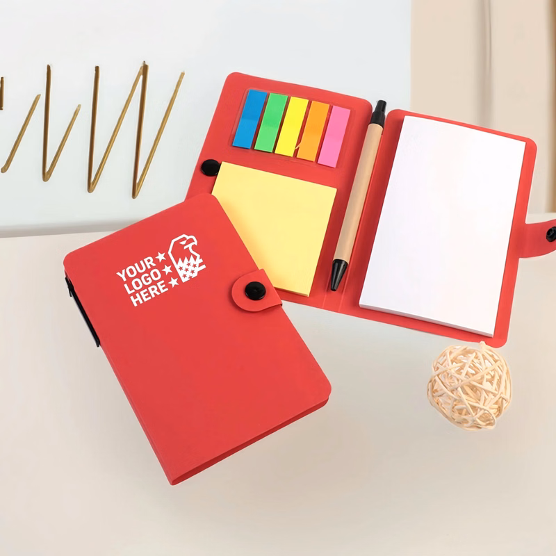 Sticky Note Notebook Pen Gift Set