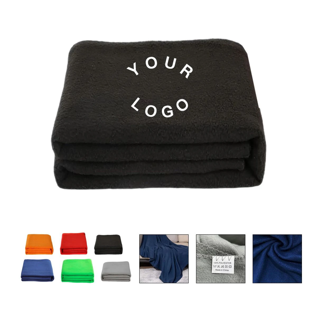 Durable Polar Fleece Blanket for Office and Car 1