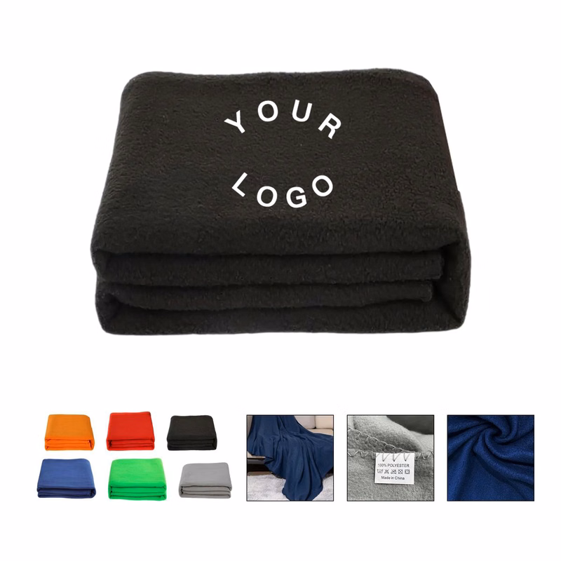 Durable Polar Fleece Blanket for Office and Car