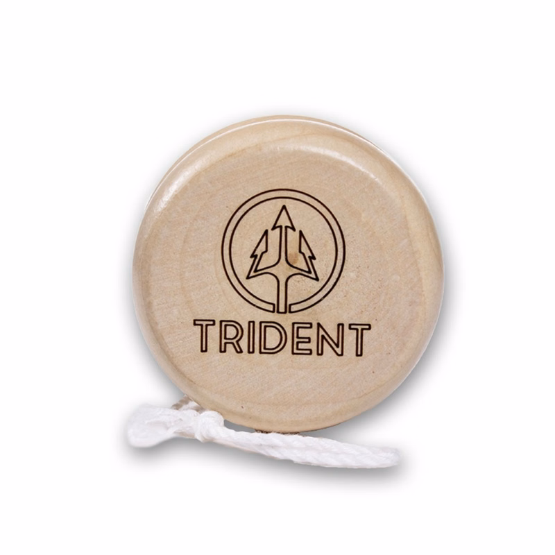 2 1/2" Laser Engraved Wooden Yoyo