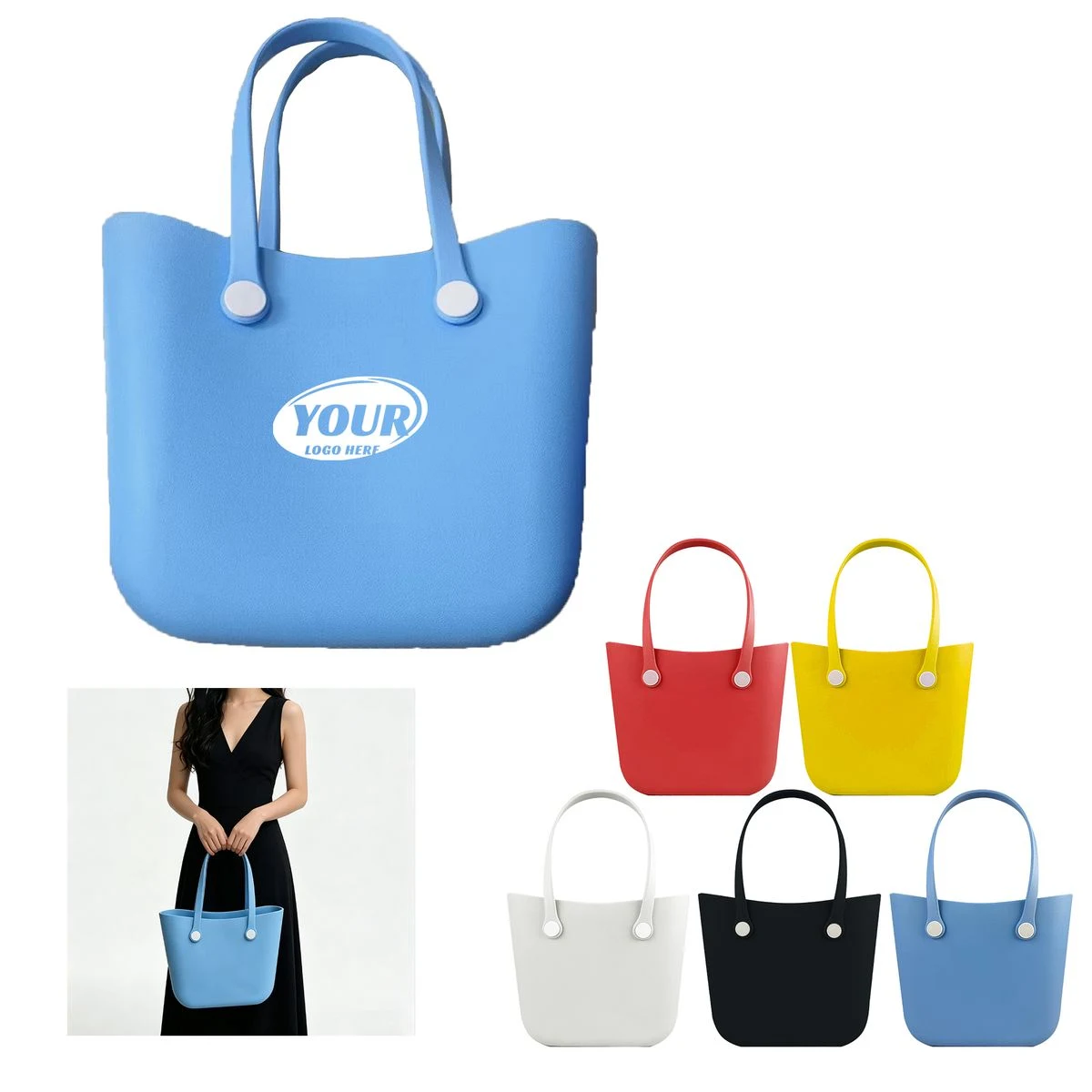 Crescent Tote Bag With Shoulder Strap 1