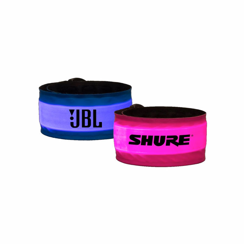 LED Light Up Tube Slap Wristband