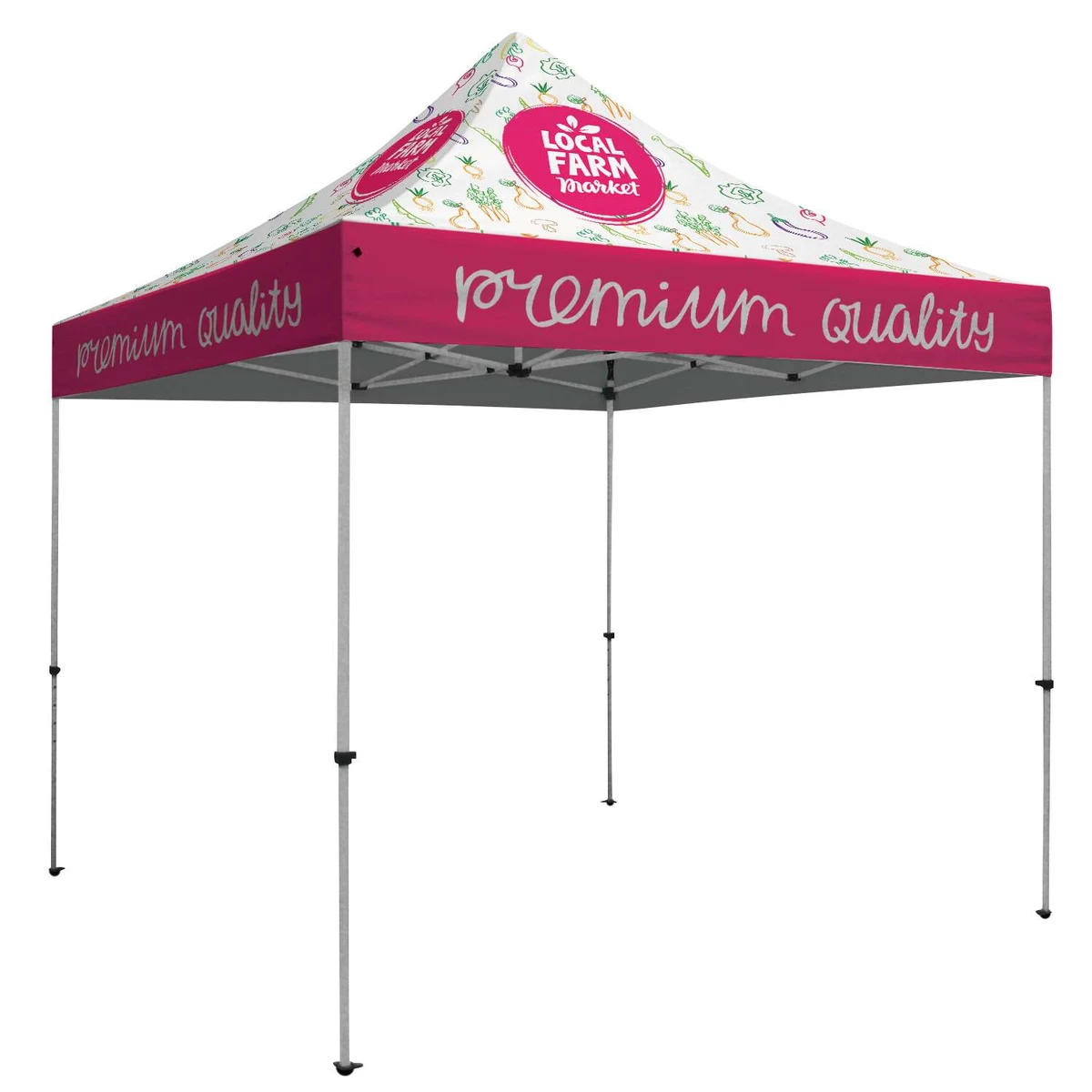 10' Deluxe Tent Kit (Full-Bleed Dye Sublimation) 1