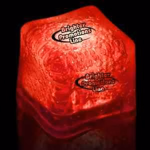 Red Light Up Premium LitedIce Brand Ice Cube