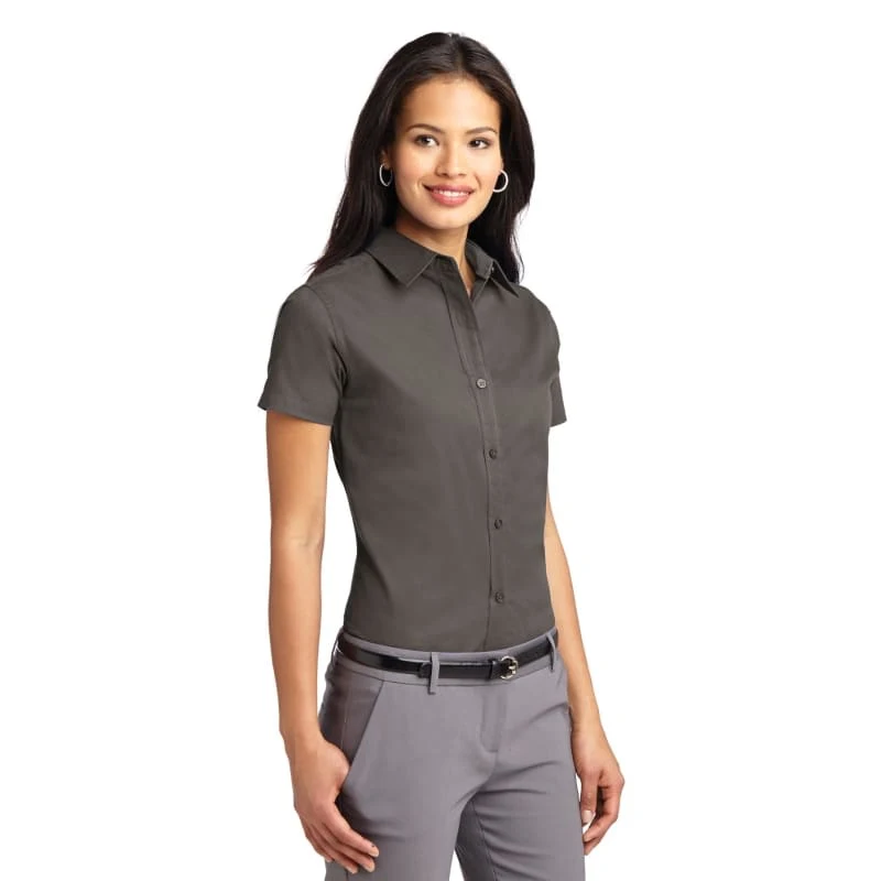 Port Authority Ladies Short Sleeve Easy Care Shirt. 1