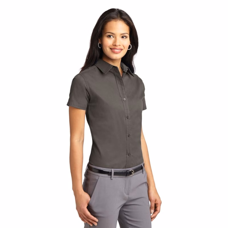 Port Authority Ladies Short Sleeve Easy Care Shirt.