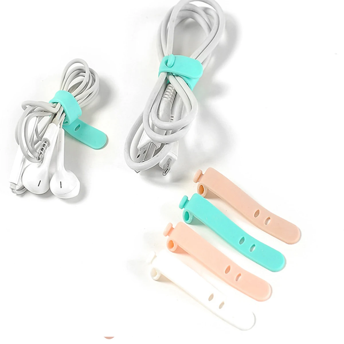 Reusable Cable Straps Clip Organizer 1