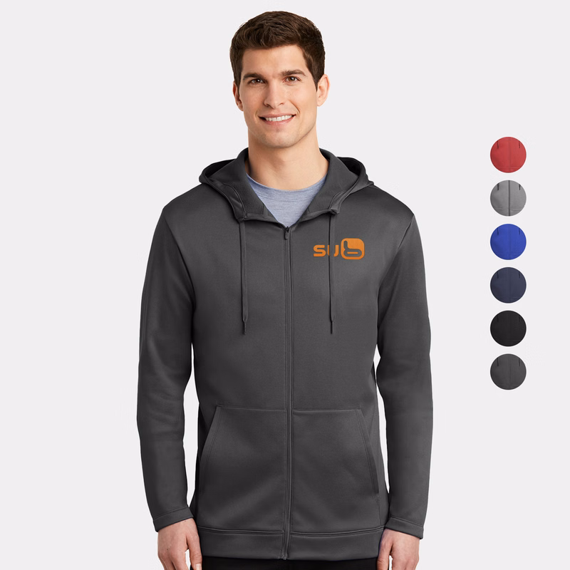 Nike Therma-FIT Full-Zip Fleece Hoodies w/ Screen Print 7 oz
