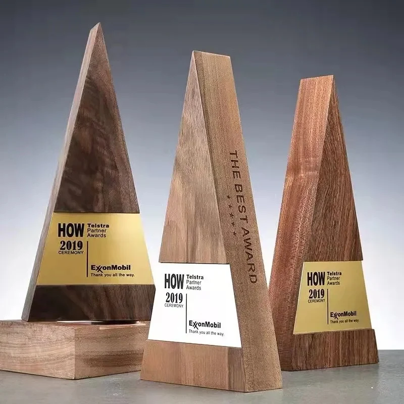 Wooden Triangle Trophy 1