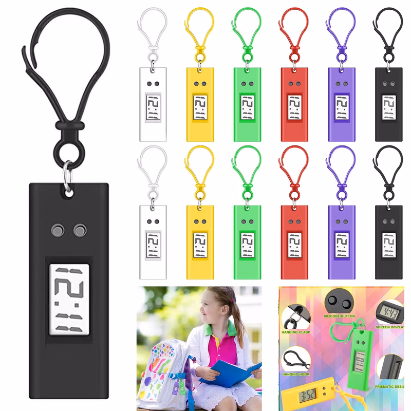 Keychain Digital Pocket Watch