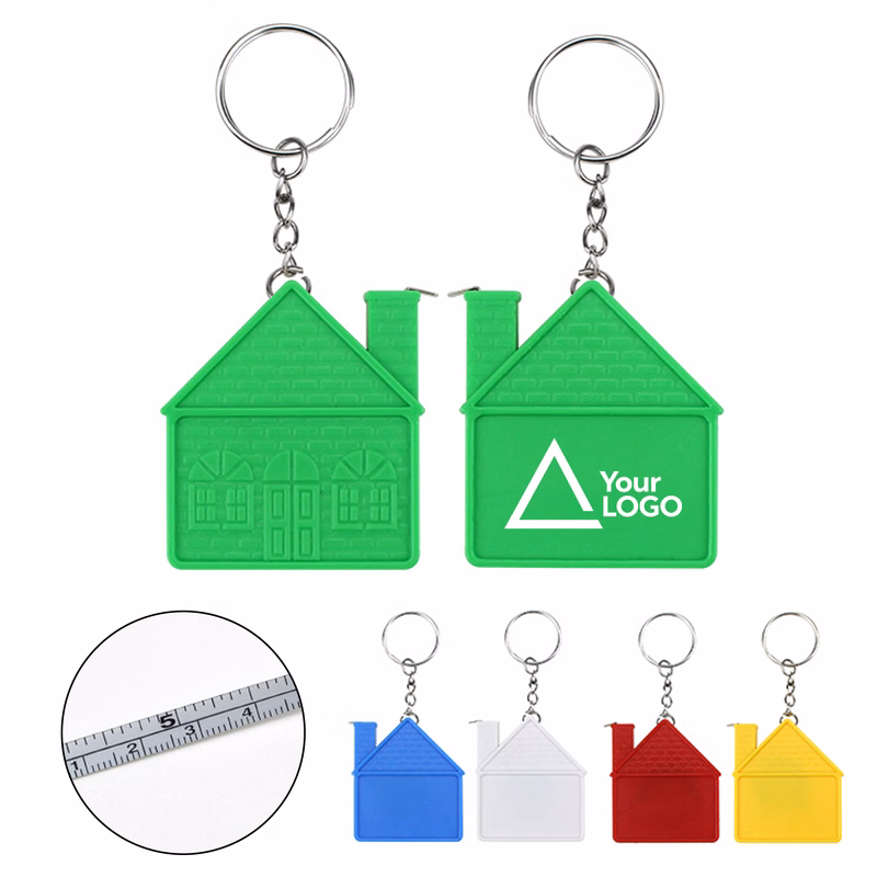 House Tape Measure Key Chain