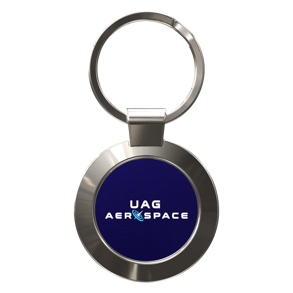 Vibraprint® Premium Bright Silver Round Key Tag 1