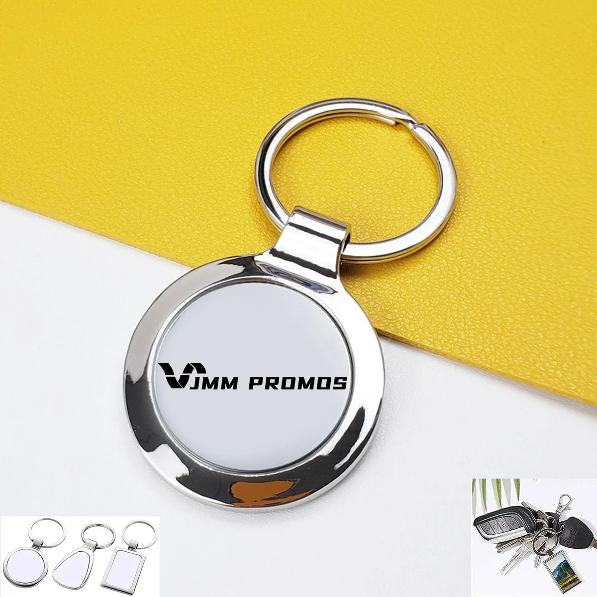 Blank Keychain With Key Ring 1