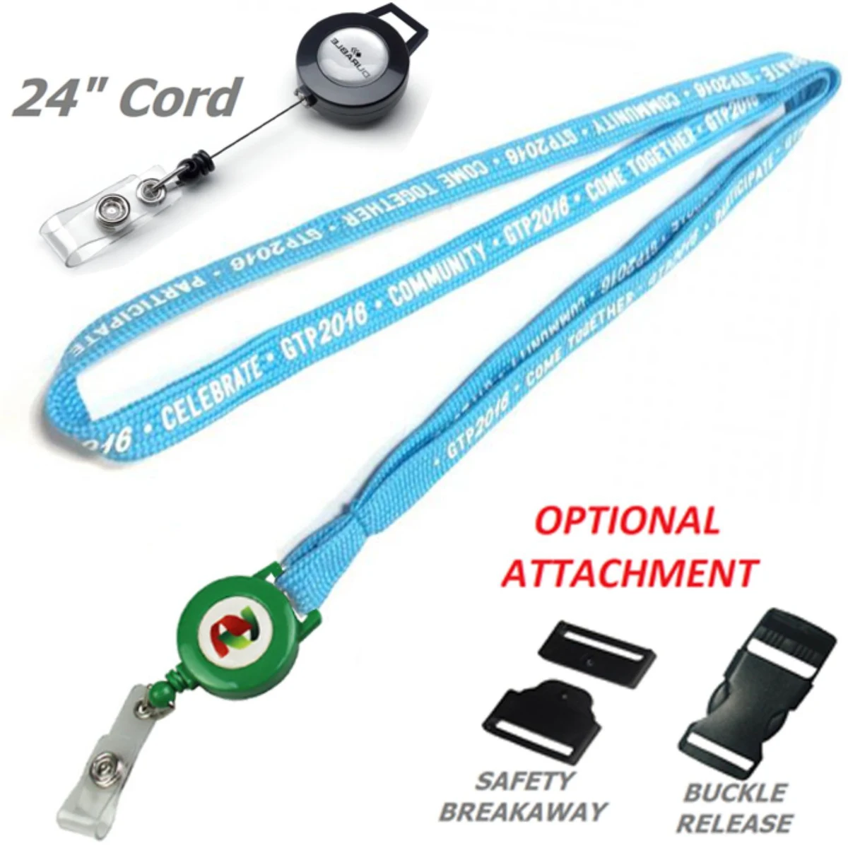 Tube Lanyard with Retractable Reel Combo 1
