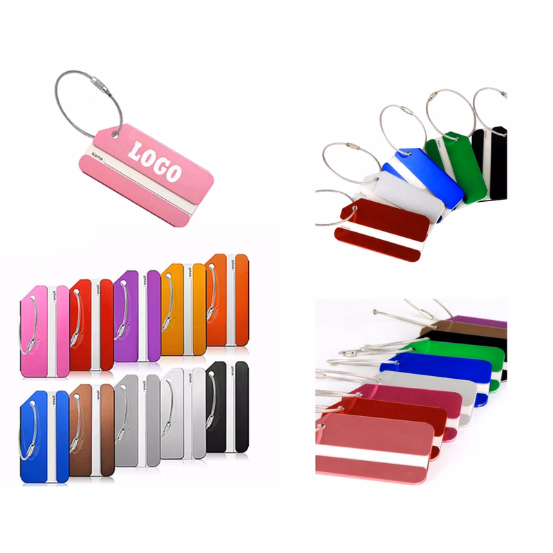 Stylish Aluminum Travel Luggage Tag